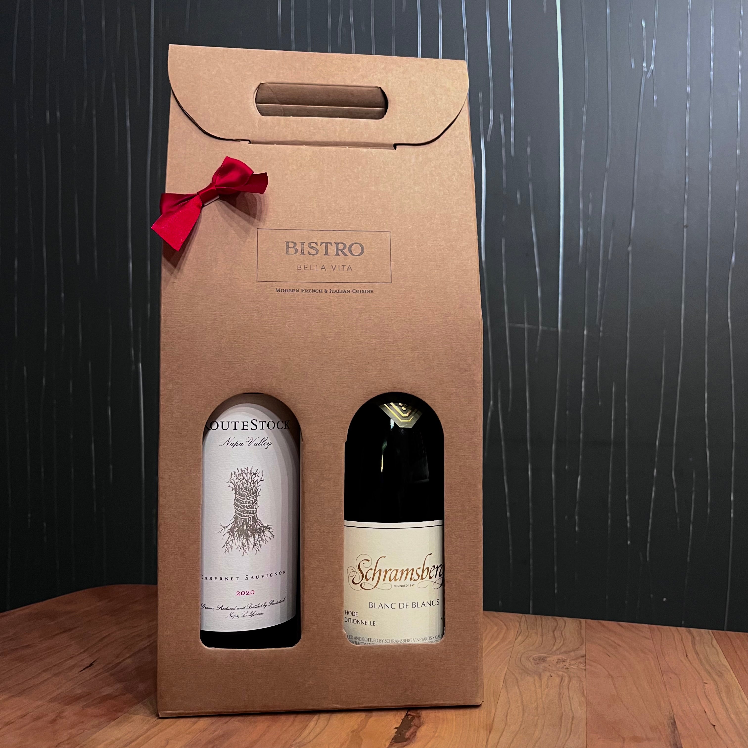 Bistro Bella Vita 2-Pack Holiday Wine Bundle